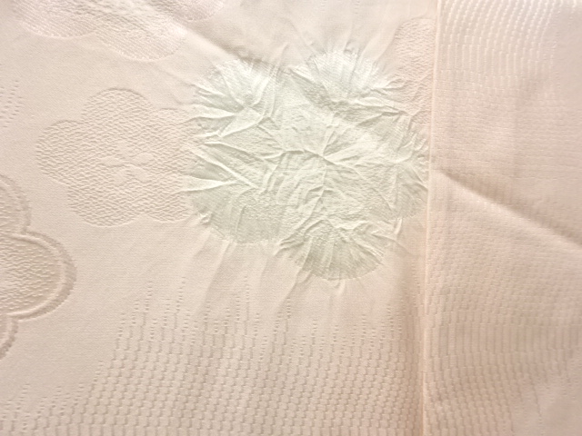  絞り梅模様長襦袢